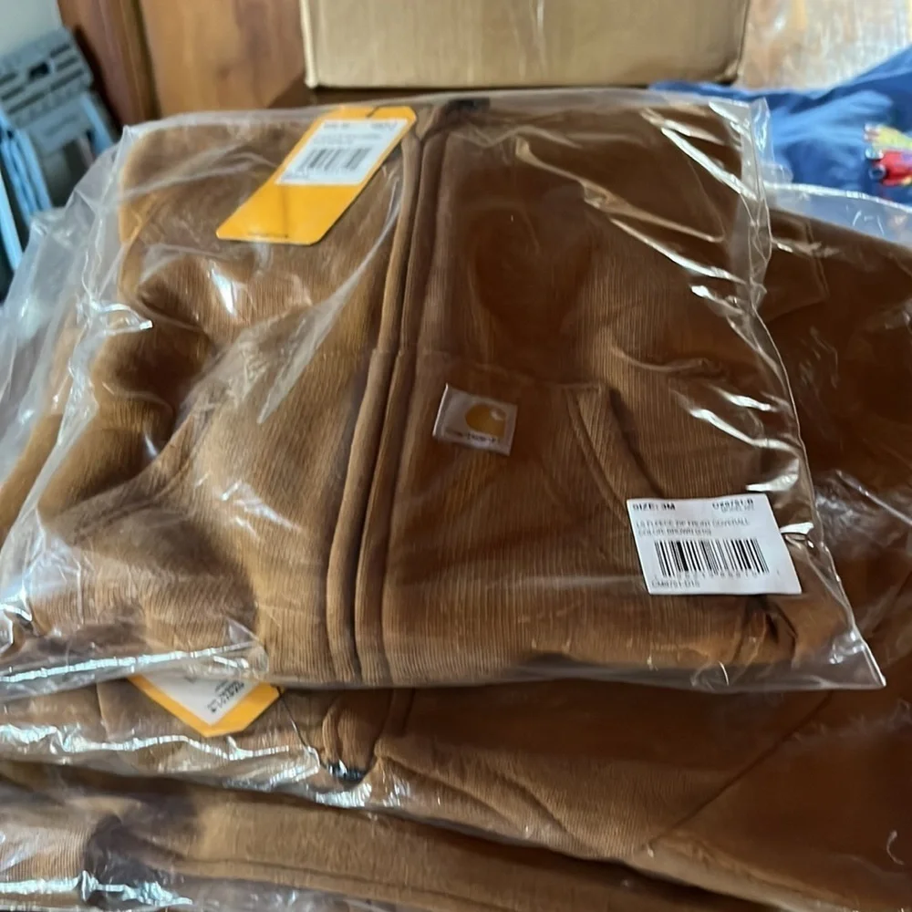 Carhartt Brown Kids Hooded One Piece